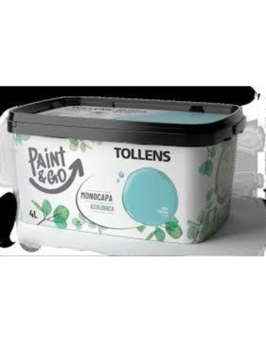 PINTURA MONOCAPA PAREDES-TECHOS, TOLLENS PAINT&GO