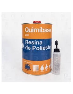 Resina poliéster más peróxido