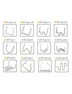 GRAPAS PARA SOLDAR PLÁSTICOS