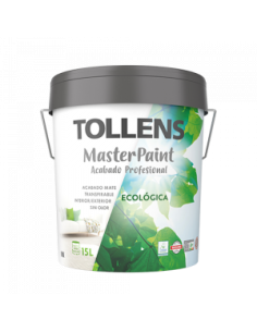 PINTURA ECOLOGICA BLANCA TOLLENS MASTER PAINT 15LT
