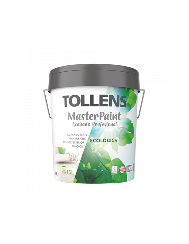 PINTURA ECOLOGICA BLANCA TOLLENS MASTER PAINT 15LT