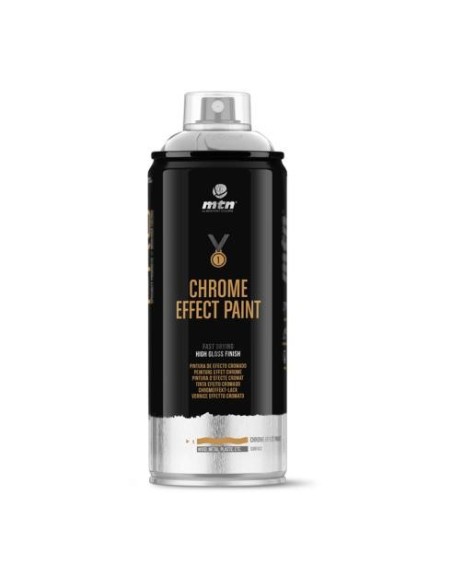 SPRAY EFECTO CROMADO PLATA MONTANA MTN 400ML