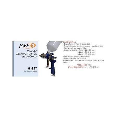 PISTOLA GRAVEDAD H827